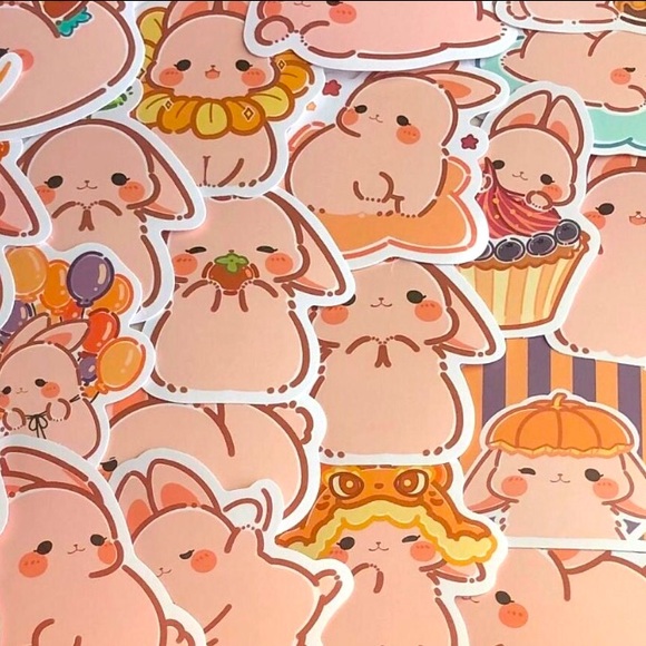 Kawaii rabbit sticker grab bag - Picture 1 of 1